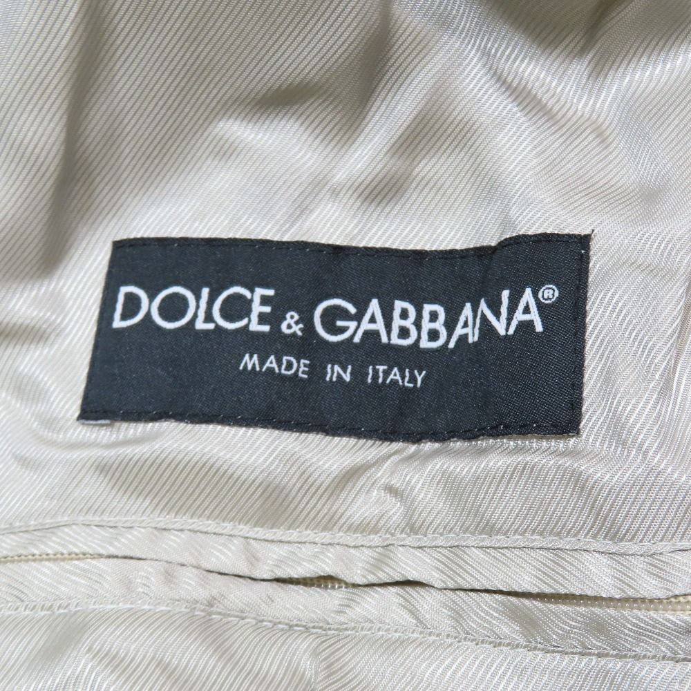Dolce & Gabbana Dot Jacket Zip Up 48 Off White Brown