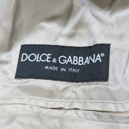 Dolce & Gabbana Dot Jacket Zip Up 48 Off White Brown