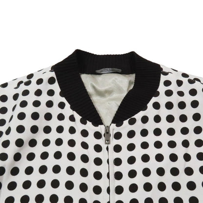 Dolce & Gabbana Dot Jacket Zip Up 48 Off White Brown
