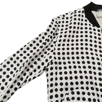Dolce & Gabbana Dot Jacket Zip Up 48 Off White Brown