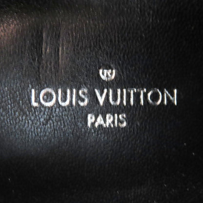 Louis Vuitton Silhouette Line Ankle Boots Metallic Floral Print Short Leather