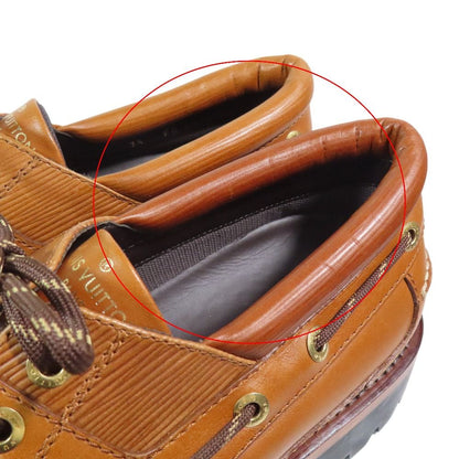 Louis Vuitton Summerland Line Epi Leather Deck Shoes Loafers 7.5 Brown