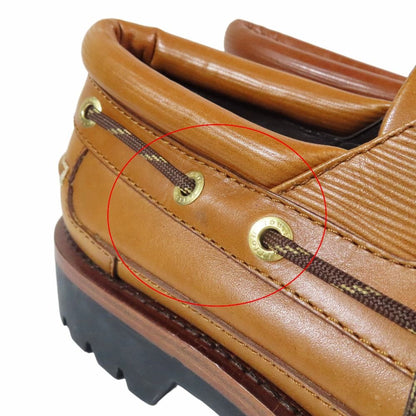 Louis Vuitton Summerland Line Epi Leather Deck Shoes Loafers 7.5 Brown
