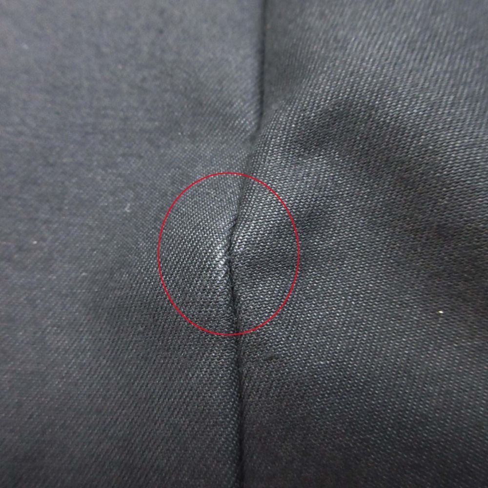 Balenciaga Kick Skirt Box Knee Length Irregular Hem Cotton 34 Black