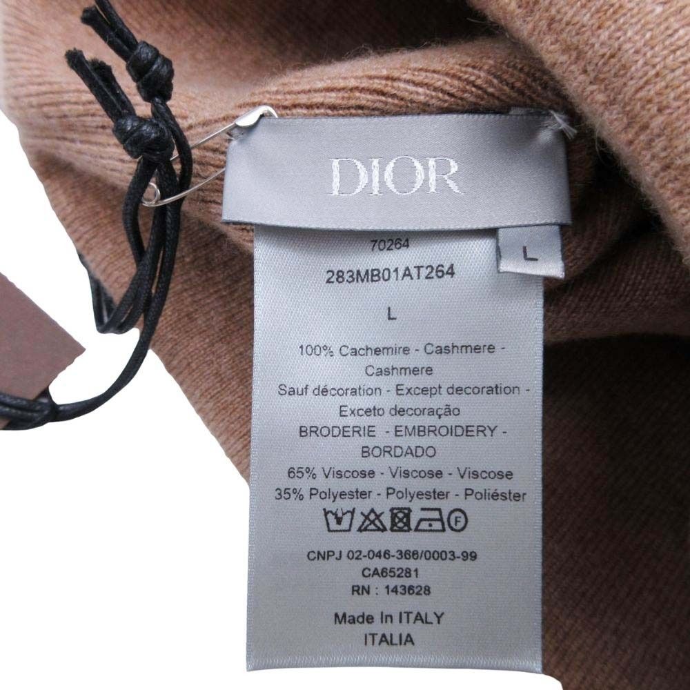 Dior Travis Scott Cactus Jack Beanie Knit Hat Watch Cap L Brown