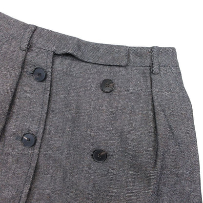 Dior Cannage Quilted Liner Knee Length Skirt 38 Gray
