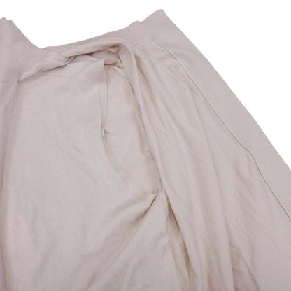 Fendi Layered Knit Dress Docking High Neck Top Long Sleeve 38 Beige