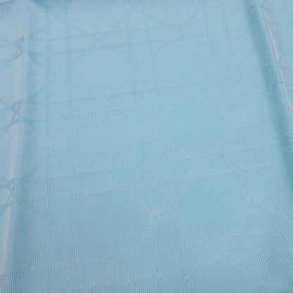 Dior Cannage Silk Jacquard Shawl Light Blue Scarf