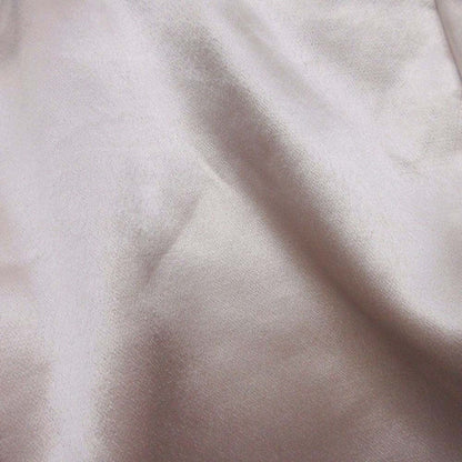 Fendi Satin Peak Lapel Cropped Jacket Short Bra Leather 38 Light Pink