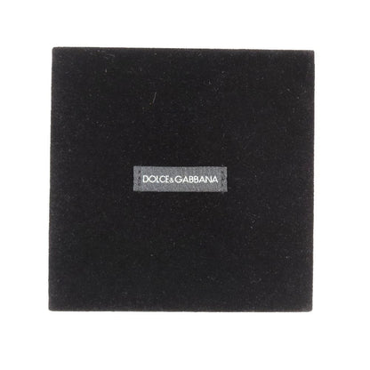 Dolce & Gabbana Crystal Bijou Brooch Lapel Pin Chain Corsage Gold