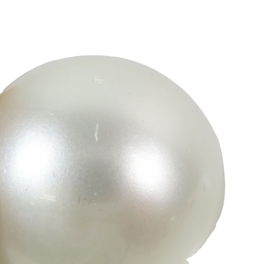 Dolce & Gabbana Big Pearl Earrings Bijou Color Stone Extra Large White