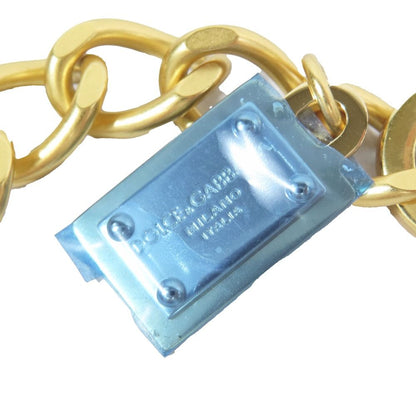 Dolce & Gabbana DG Logo Dice Necklace Beads Crown Charm
