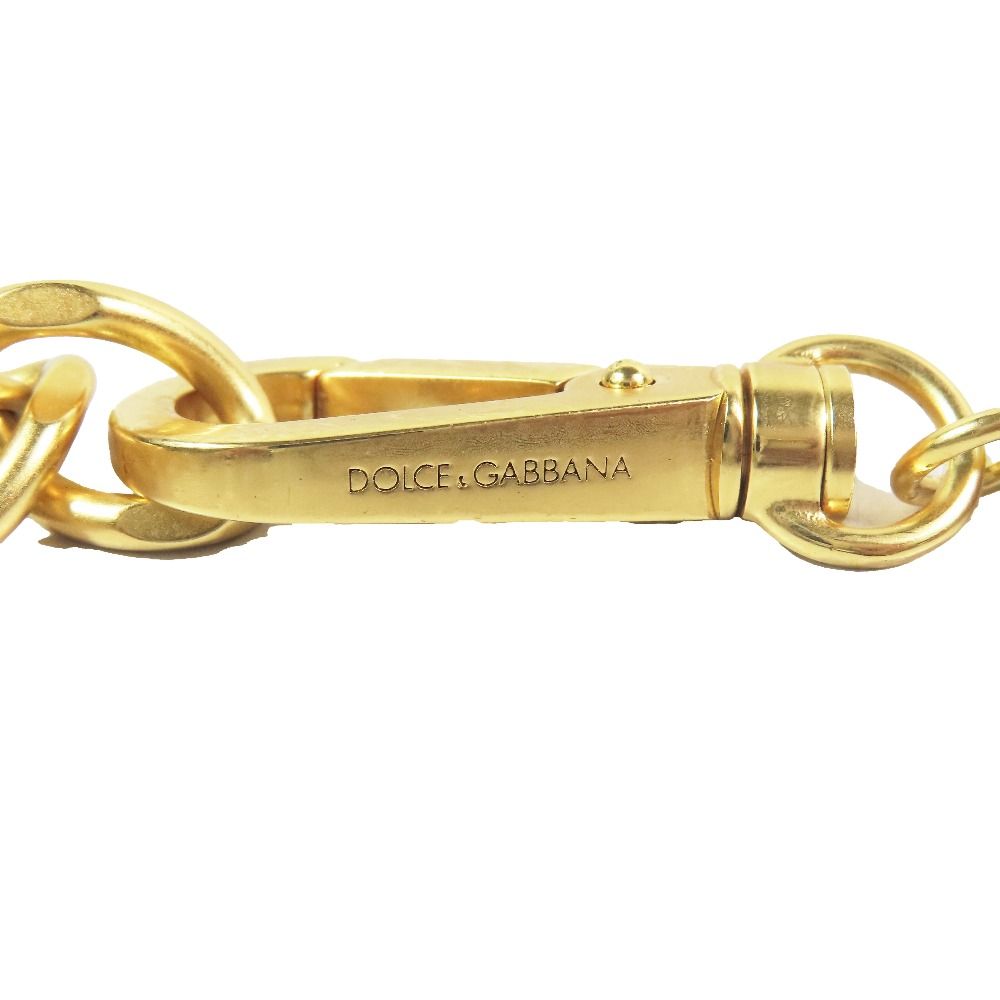 Dolce & Gabbana DG Logo Dice Necklace Beads Crown Charm