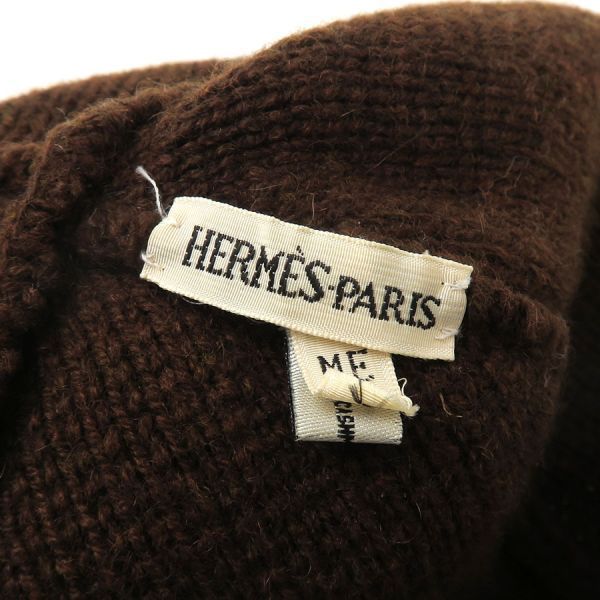 Hermes Knit Sweater Brown