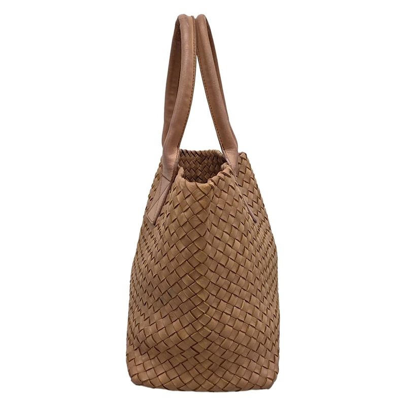 Bottega Veneta Tote Cabas PM Beige Leather
