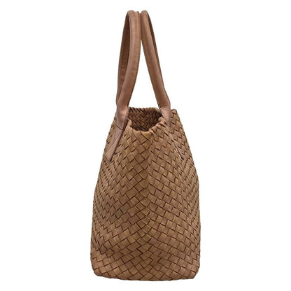 Bottega Veneta Tote Cabas PM Beige Leather