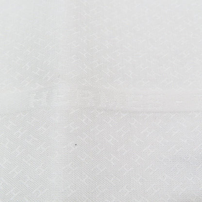 Hermes Jacquard Logo All Over Pattern Handkerchief Chief Cotton 100%