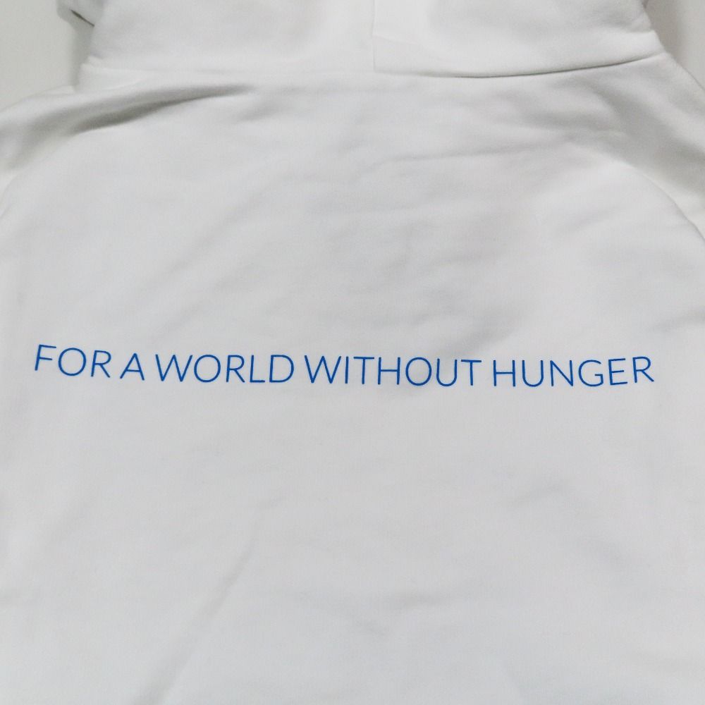 Balenciaga World Food Program Hoodie Sweatshirt Pullover Top XS White