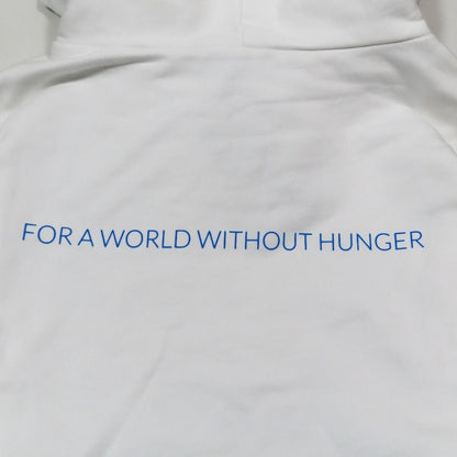 Balenciaga World Food Program Hoodie Sweatshirt Pullover Top XS White