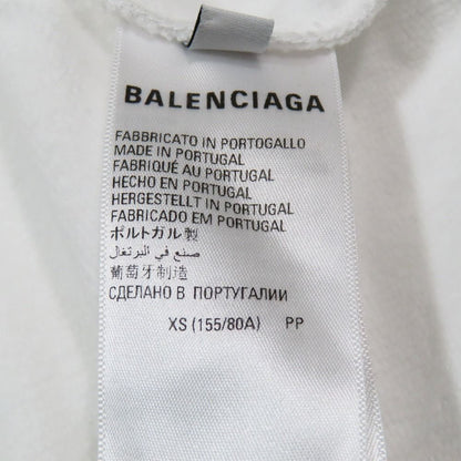 Balenciaga World Food Program Hoodie Sweatshirt Pullover Top XS White