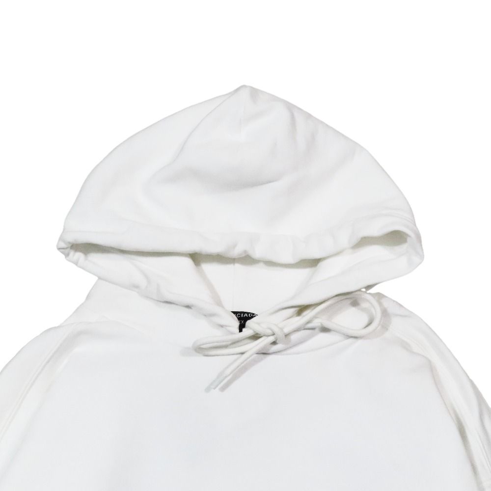 Balenciaga World Food Program Hoodie Sweatshirt Pullover Top XS White