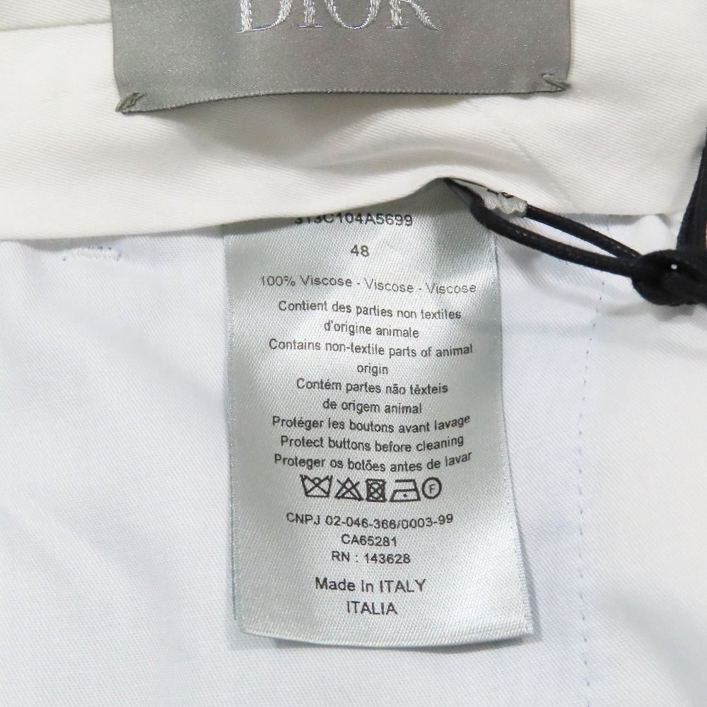 Dior Erl Corduroy Lou's Wide Pants Zip Fly 48 Light Blue