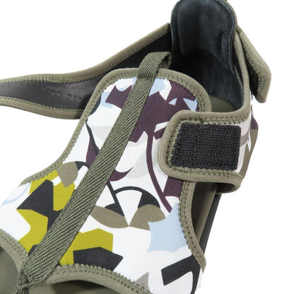 Hermes Giorno Sandals Shoes Technical Jersey Velcro 40.5 Khaki