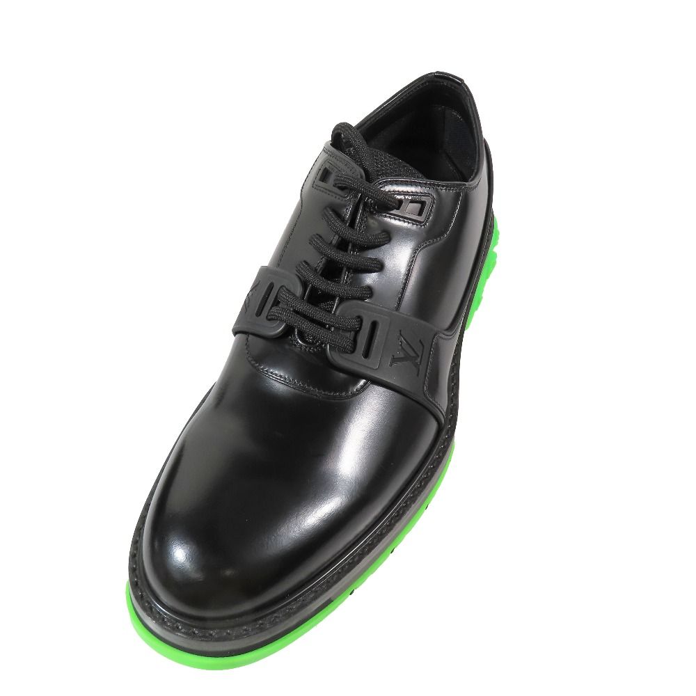 Louis Vuitton LV Fusion Davy Leather Shoes Lace Up Monogram Sole LV