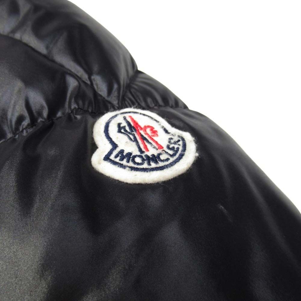 Moncler Bruel Down Jacket Logo Embroidery 1 Black