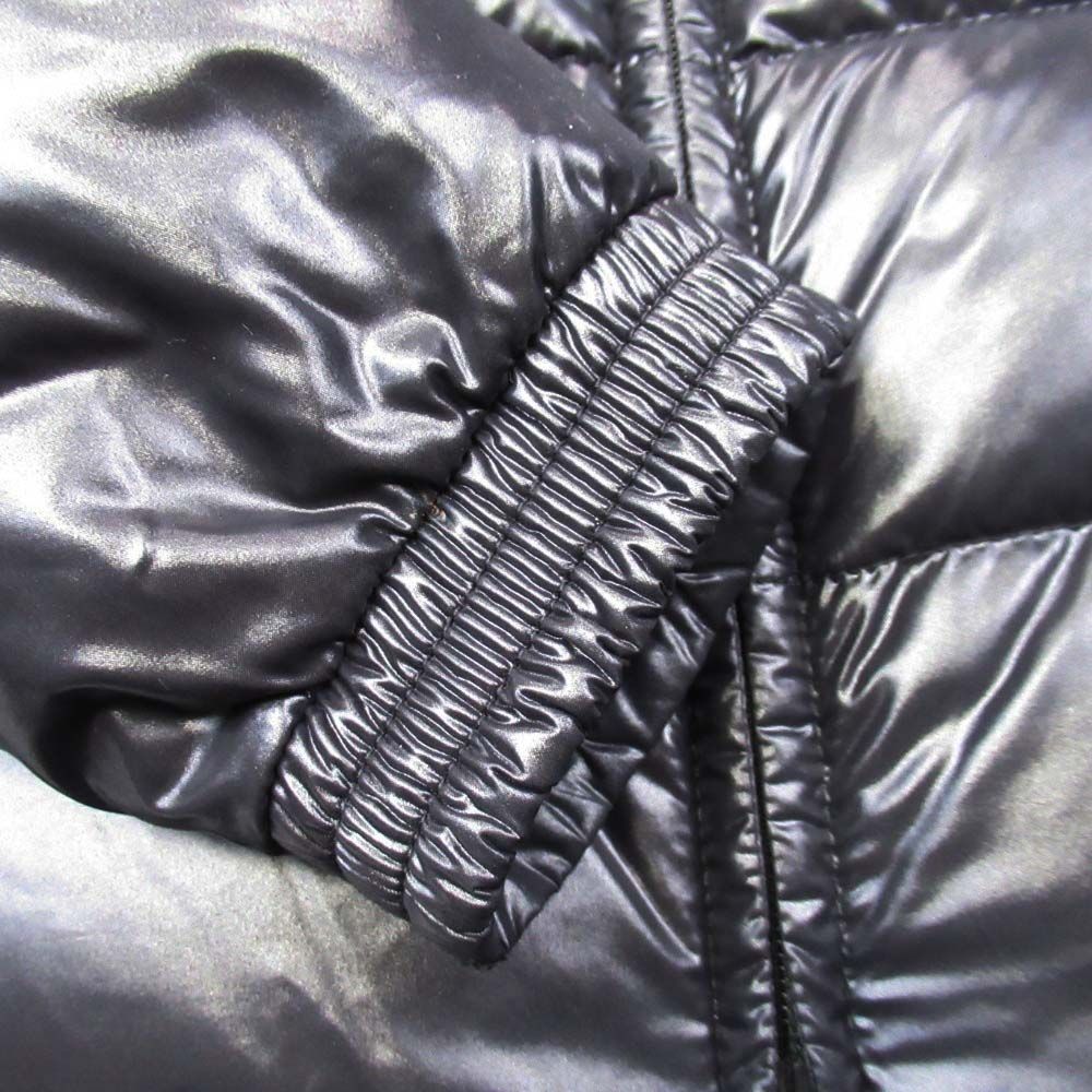 Moncler Bruel Down Jacket Logo Embroidery 1 Black