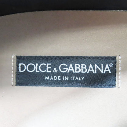 Dolce & Gabbana Spotted Dyed Leather Horsebit Loafers Dress Shoes Logo 8.5