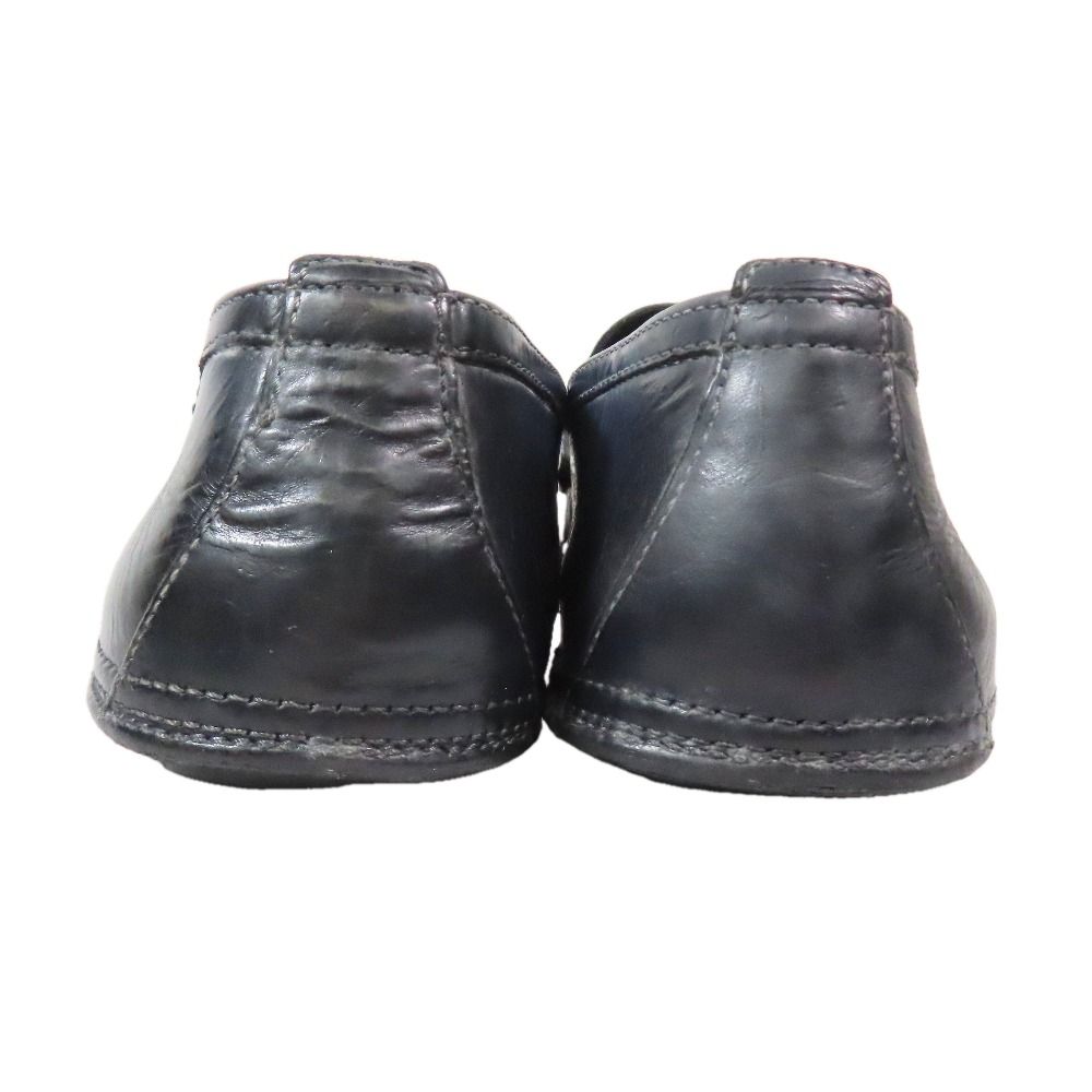 Dolce & Gabbana Spotted Dyed Leather Horsebit Loafers Dress Shoes Logo 8.5