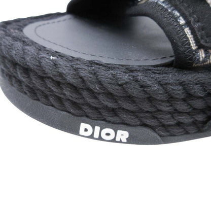 Dior Atlas Sandal Oak Sandals Shoes Logo Trotter 42 Black