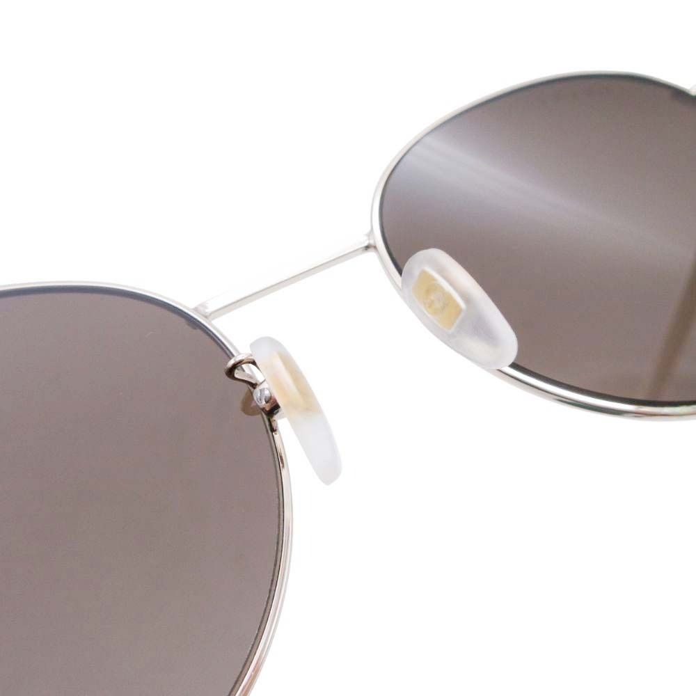 Gucci Boston Sunglasses Eyewear Brown Smoke Metal Frame 55