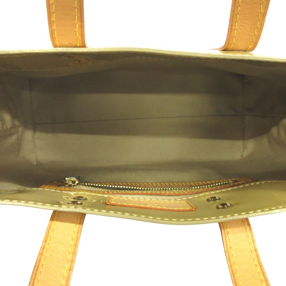 Louis Vuitton Monogram Vernis Reed PM Hand Tote Patent Enamel Yellow