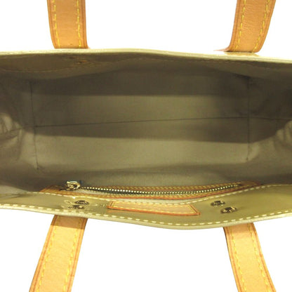 Louis Vuitton Monogram Vernis Reed PM Hand Tote Patent Enamel Yellow