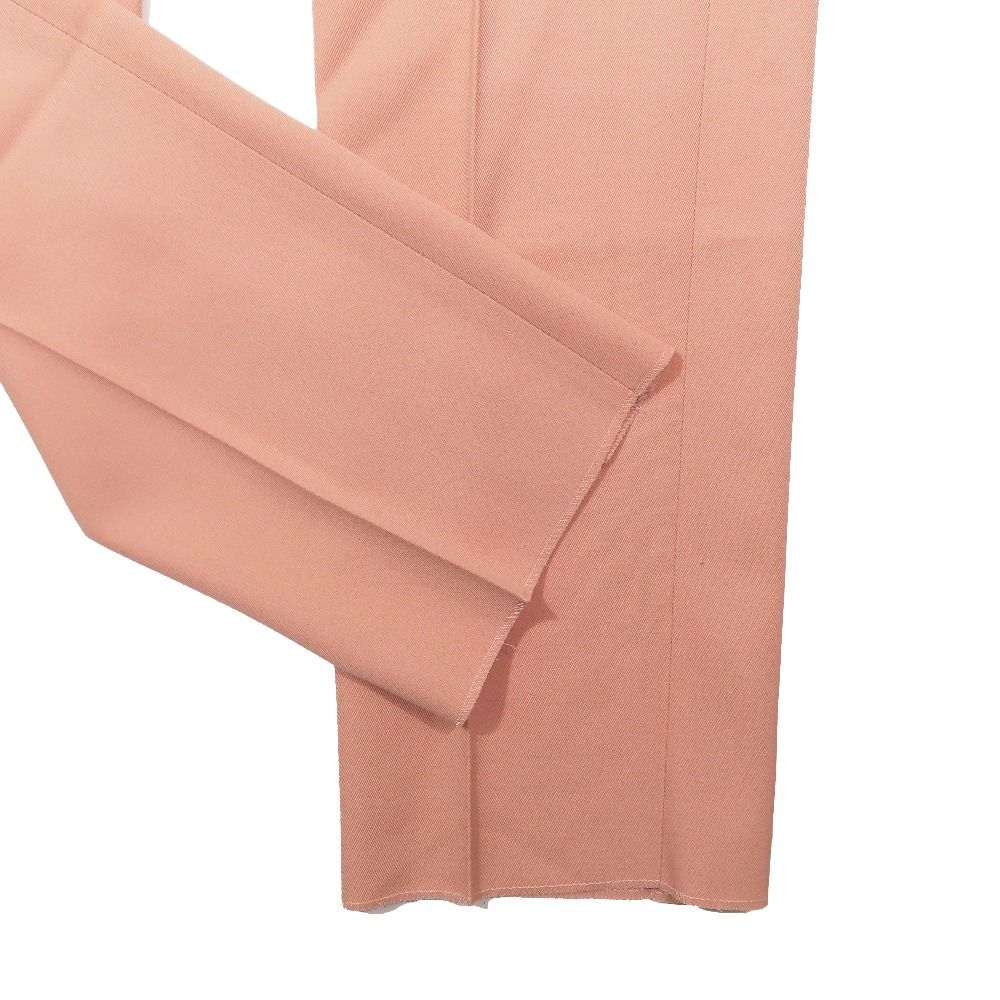 Dior Trousers Tapered Pants Pleated Zip Fly Salmon Pink 50