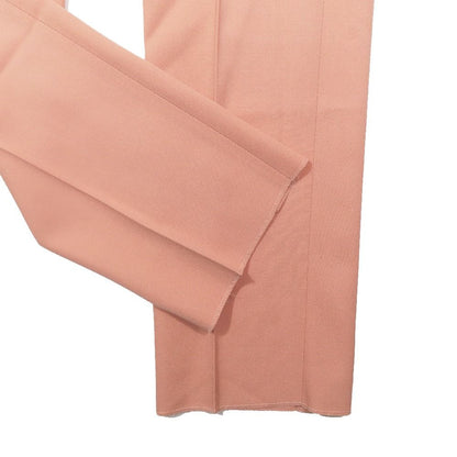 Dior Trousers Tapered Pants Pleated Zip Fly Salmon Pink 50