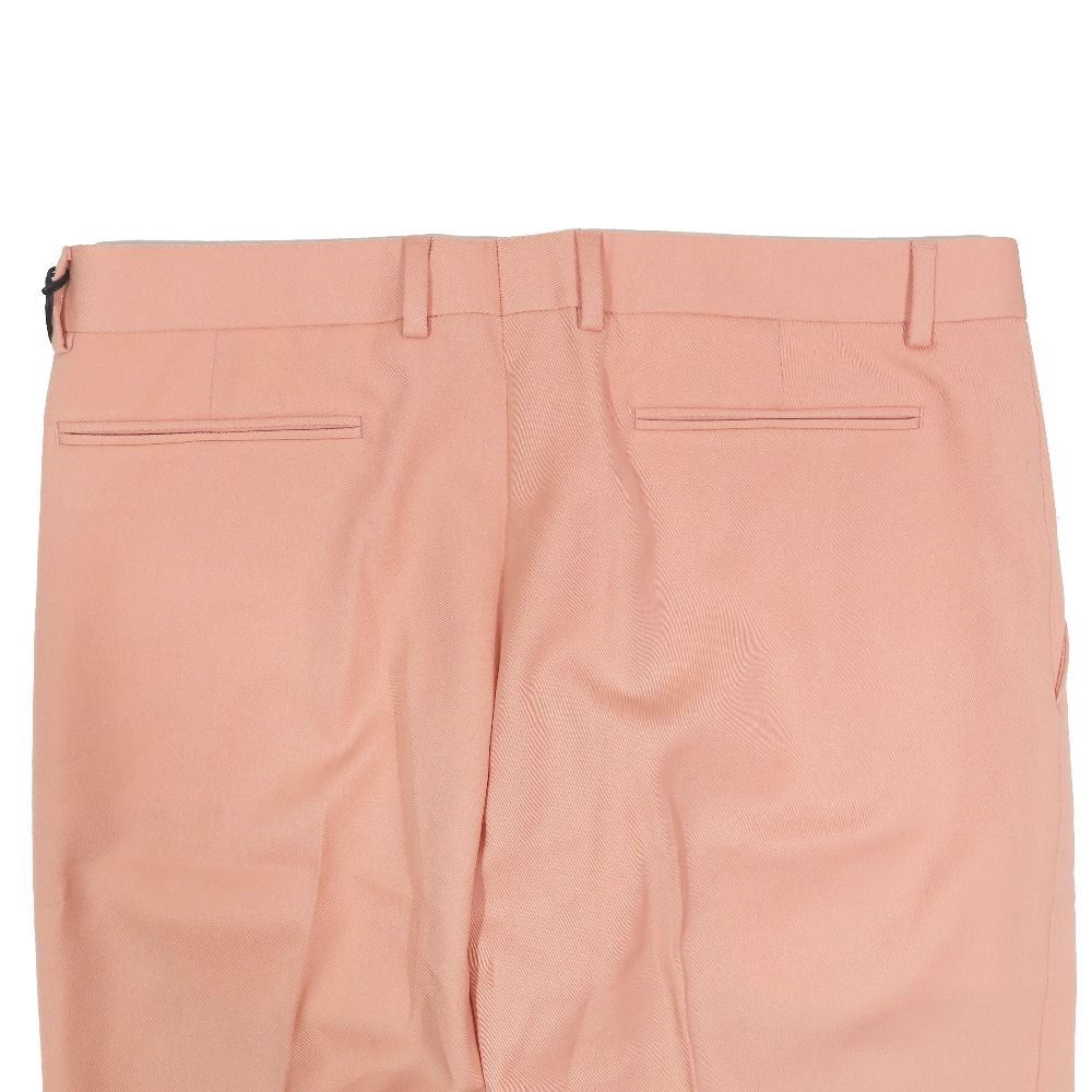 Dior Trousers Tapered Pants Pleated Zip Fly Salmon Pink 50