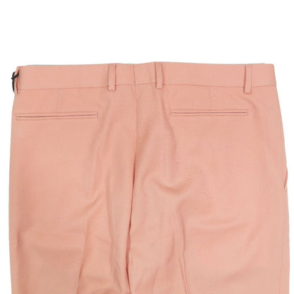 Dior Trousers Tapered Pants Pleated Zip Fly Salmon Pink 50