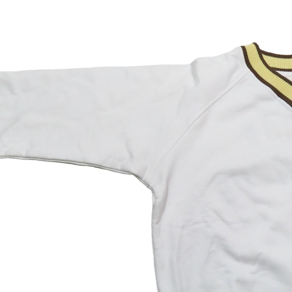 Hermes Figure Artistic Sweatshirt Trainers V-neck Patch Embroidery 38 White