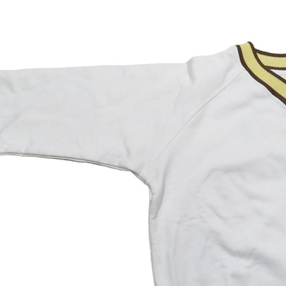 Hermes Figure Artistic Sweatshirt Trainers V-neck Patch Embroidery 38 White