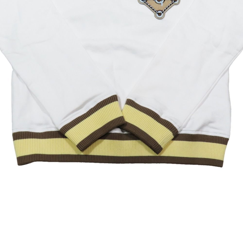 Hermes Figure Artistic Sweatshirt Trainers V-neck Patch Embroidery 38 White
