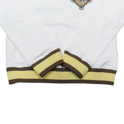 Hermes Figure Artistic Sweatshirt Trainers V-neck Patch Embroidery 38 White
