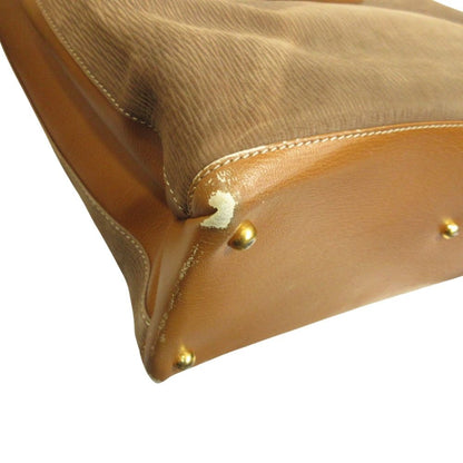 Loewe Velazquez Tote Hand Leather Vintage Brown Gold