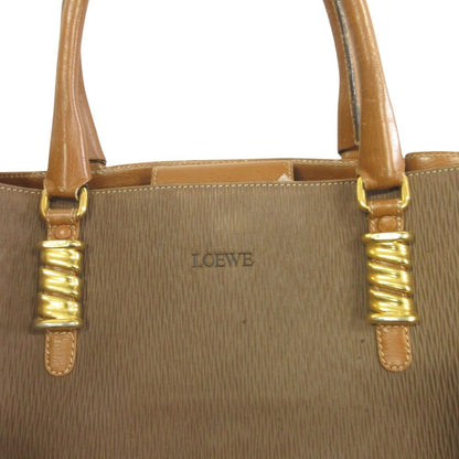 Loewe Velazquez Tote Hand Leather Vintage Brown Gold