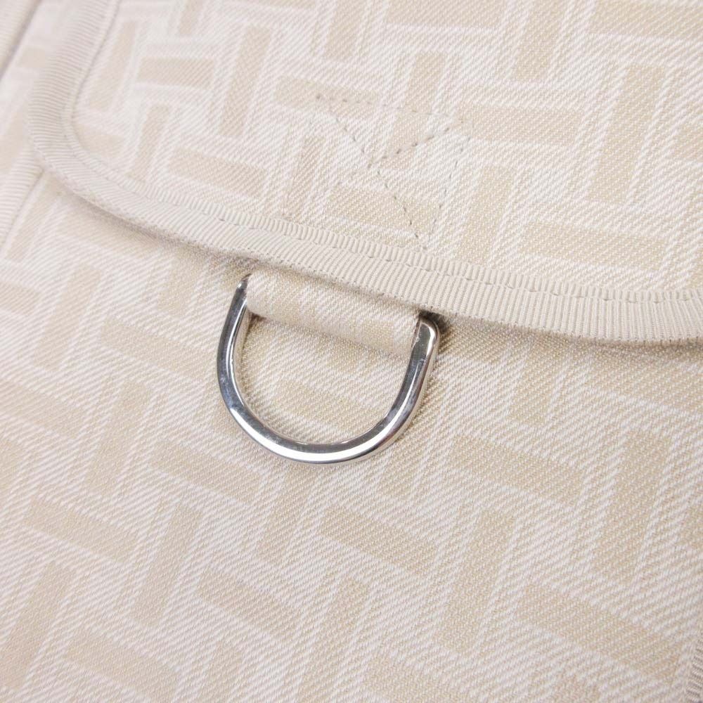 Hermes Hmosaic Safari Jacket Coat Outer with Batting Liner 36 Beige