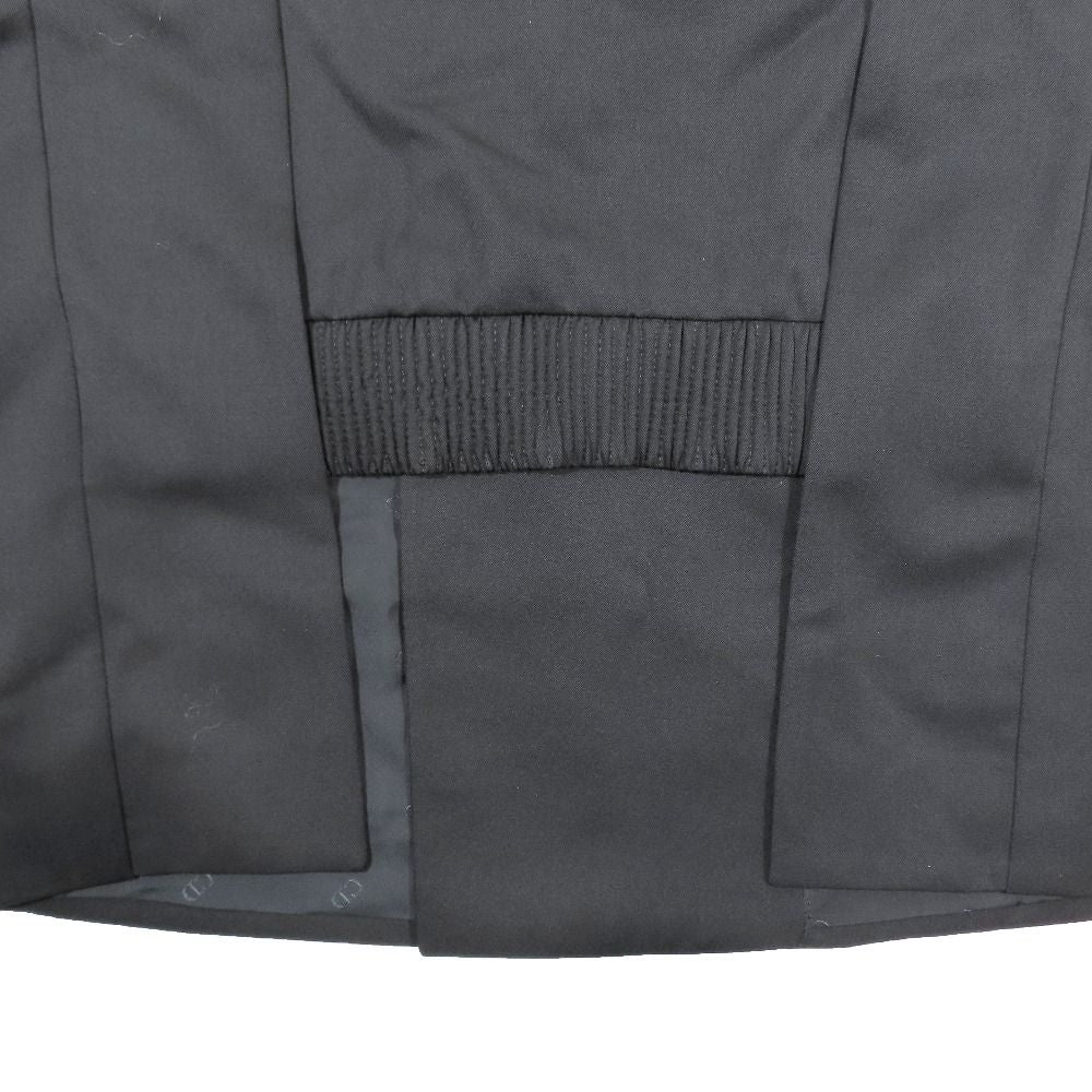 Dior Docking Tailored Jacket Double Breasted Fully Lined Cdlogo Black 48
