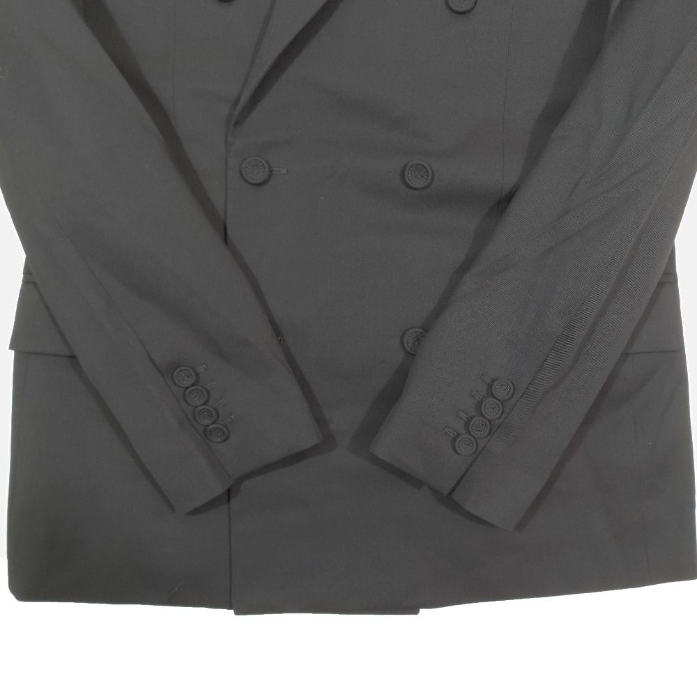 Dior Docking Tailored Jacket Double Breasted Fully Lined Cdlogo Black 48