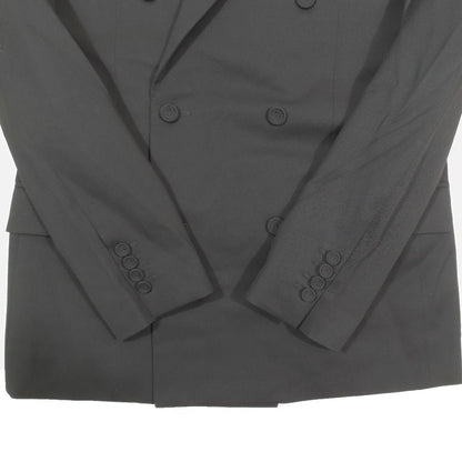 Dior Docking Tailored Jacket Double Breasted Fully Lined Cdlogo Black 48